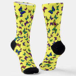 Colourful Butterfly Socks Socken