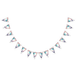 Colourful Dove Wimpelkette