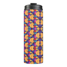 Colourful genetic pattern thermosbecher