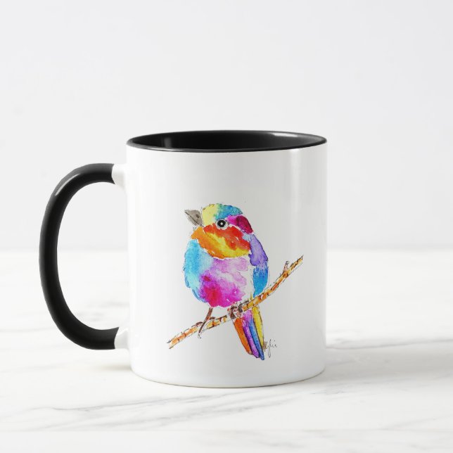 Colourful Little Bird Tasse (Links)
