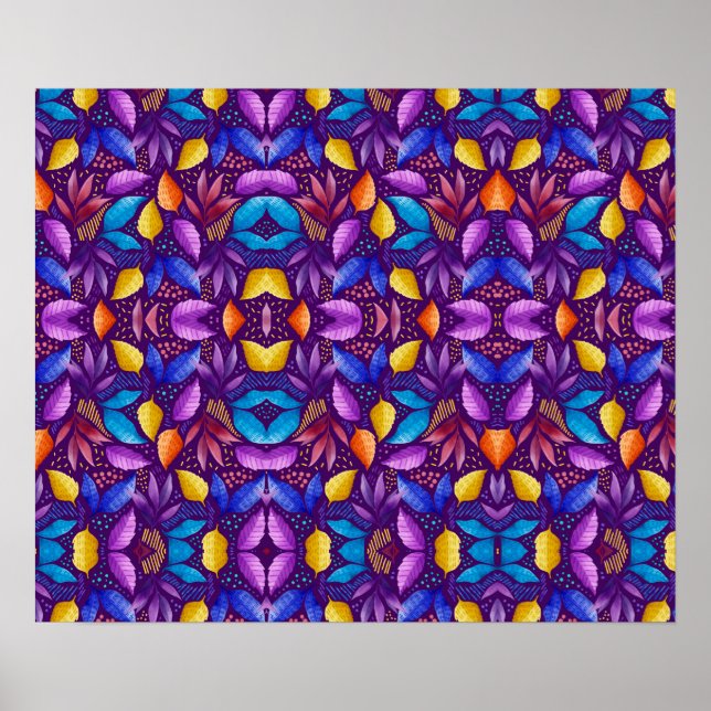 colourful poster design features a vibrant rainbow (Vorne)