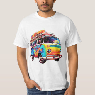 Colourful VW Campervan T-Shirt