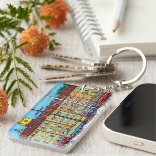 Colours of Saint-Tropez Keychain by Lisa Lorenz