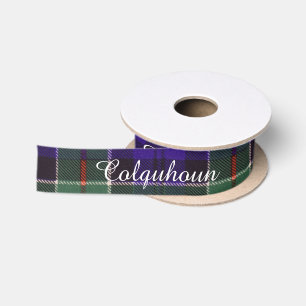 Colquhoun Clan karierter schottischer Tartan Satinband