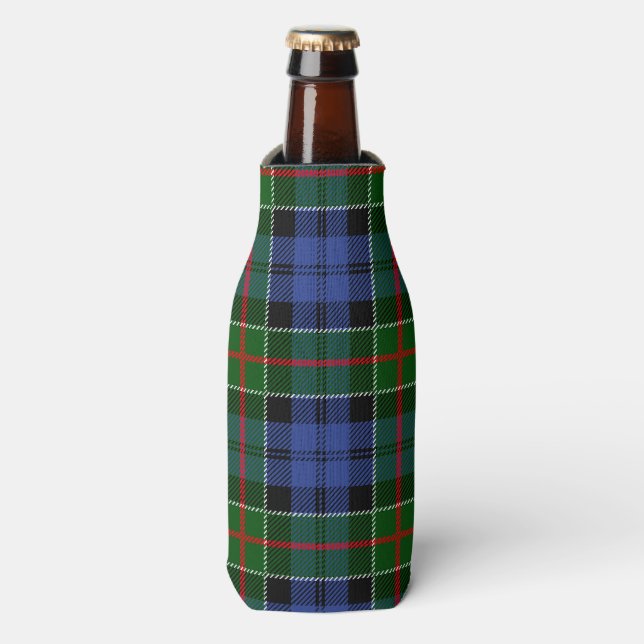 Colquhoun Scottish Clan Tartan Kariertes Muster Flaschenkühler (Flaschenvorderseite)