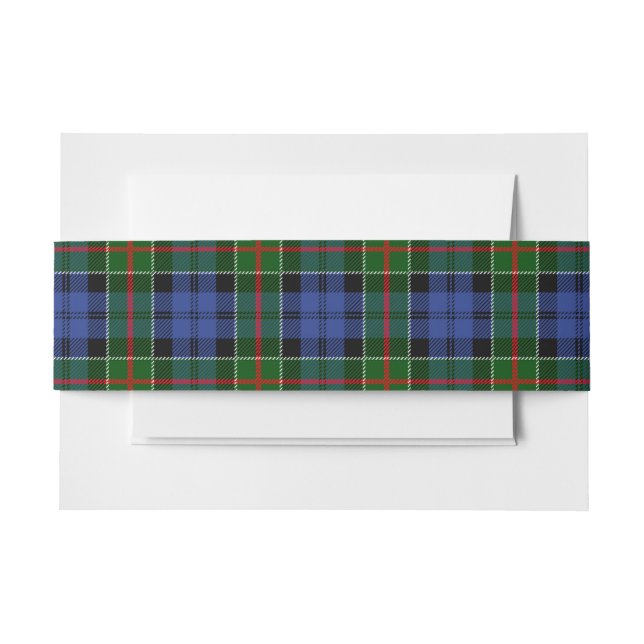 Colquhoun Scottish Tartan Bly Band (Vorderseite Beispiel)
