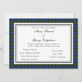 Colquhoun Scottish Wedding Einladung