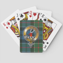 Colquhoun Tartan & Abzeichen Spielkarten
