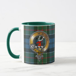Colquhoun Tartan & Abzeichen Tasse