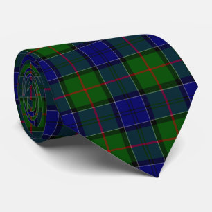 Colquhoun Tartan Blau kariert Krawatte