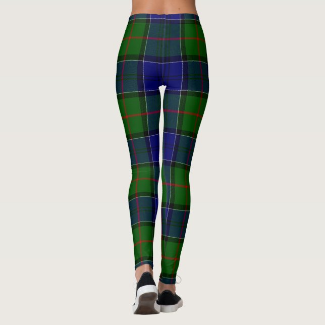 Colquhoun Tartan Blau kariert Leggings (Rückseite)