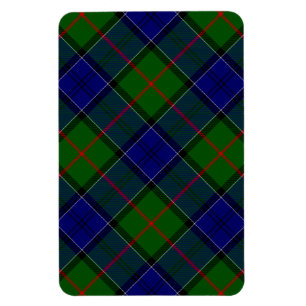 Colquhoun Tartan Blau kariert Magnet