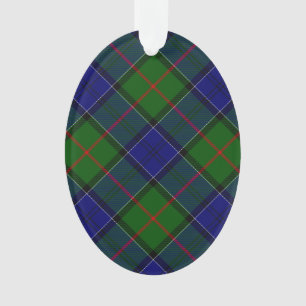 Colquhoun Tartan Blau kariert Ornament