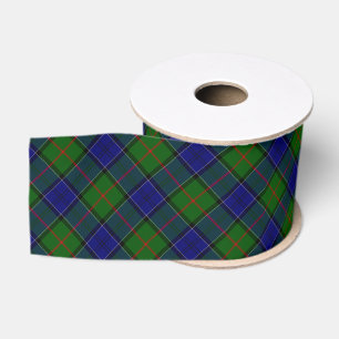 Colquhoun Tartan Blau kariert Ripsband