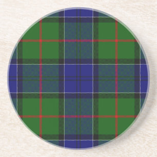 Colquhoun Tartan Blau kariert Sandstein Untersetzer