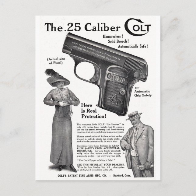 Colt 1912 postkarte (Vorderseite)