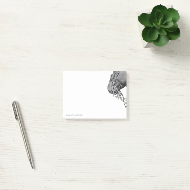 Colt en double rênes - Post-it Notes 3" x 4" (Bureau)