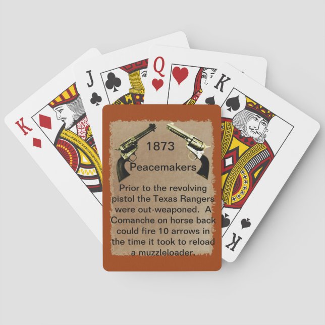 Colt Peacemaker spielen Karten Spielkarten (Rückseite)