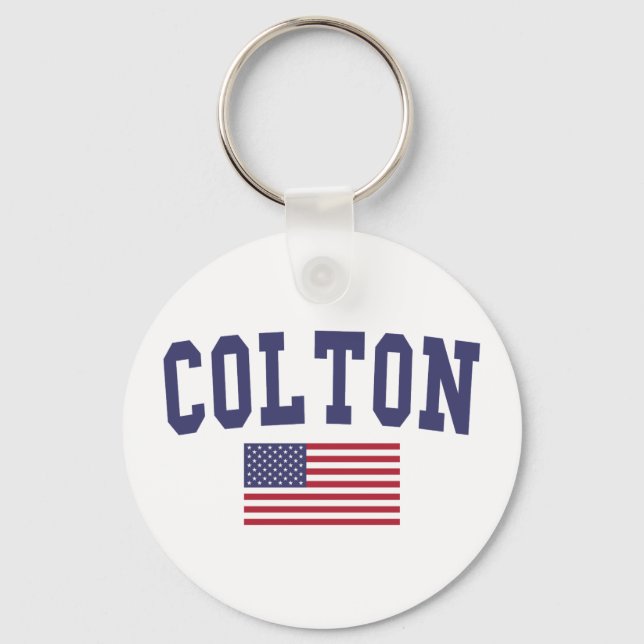 Colton US Flag Schlüsselanhänger (Vorderseite)