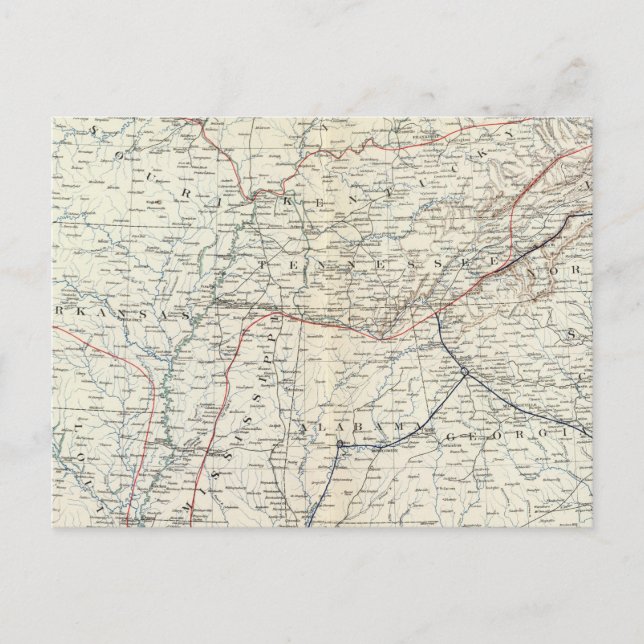 Coltons Abschnitt USA Postkarte (Vorderseite)