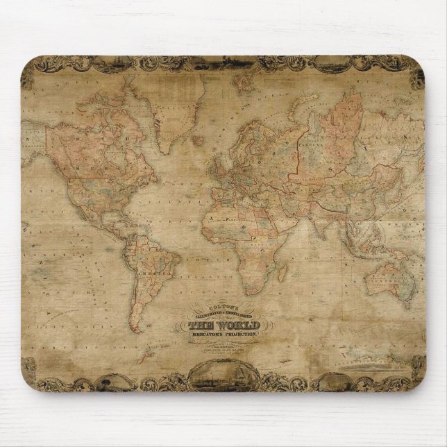 Colton's Antique Map Mousepad (Vorne)