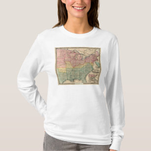 Coltons Railroadand Landkreis-Karte, Vereinigte T-Shirt