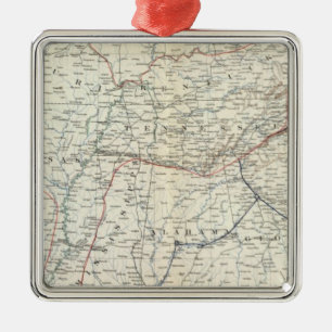 Coltons US-Abschnitt Silbernes Ornament