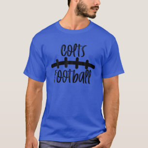 Colts Football School Spirit Team Mascot Game Nigh T-Shirt