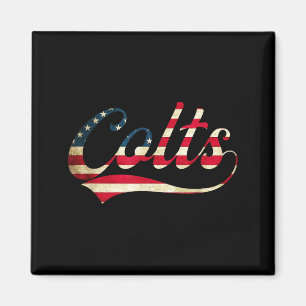 Colts Vintage Retro Männer Frauen Magnet