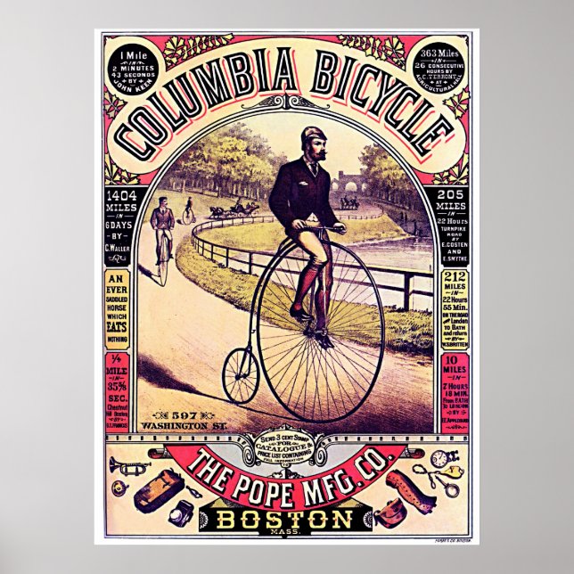 Columbia-Fahrrad Poster (Vorne)