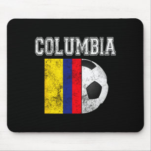 Columbia Flag Fußball T-Shirt  Mousepad