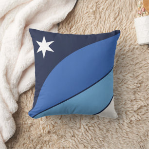Columbia-Flagge auf amerikanischem MoJo-Pillow Kissen
