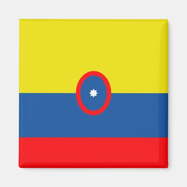 Columbia-Flagge Magnet (Vorne)