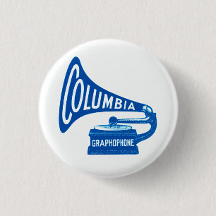 Columbia Graphophone Vintage Knopf Button