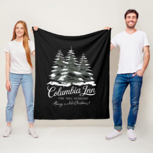 Columbia Inn Pine Tree Vermont A White Christmas Fleecedecke