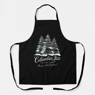 Columbia Inn Pine Tree Vermont A White Christmas Schürze