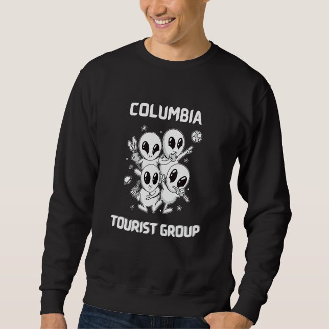 Columbia National Pride Alien Funny Staat Tourist  Sweatshirt (Vorderseite)