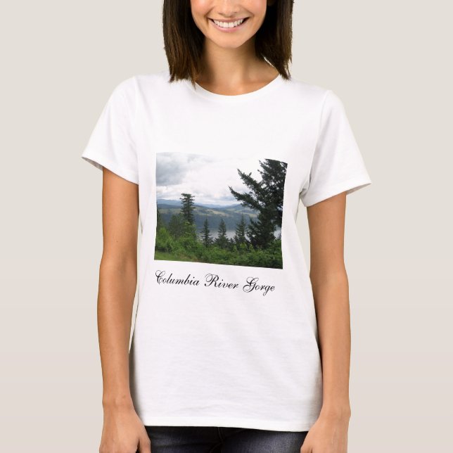 Columbia River Gorge Foto T - Shirt (Vorderseite)