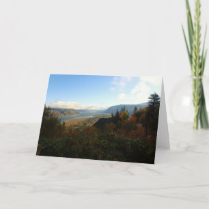 Columbia River Gorge im Herbst Karte