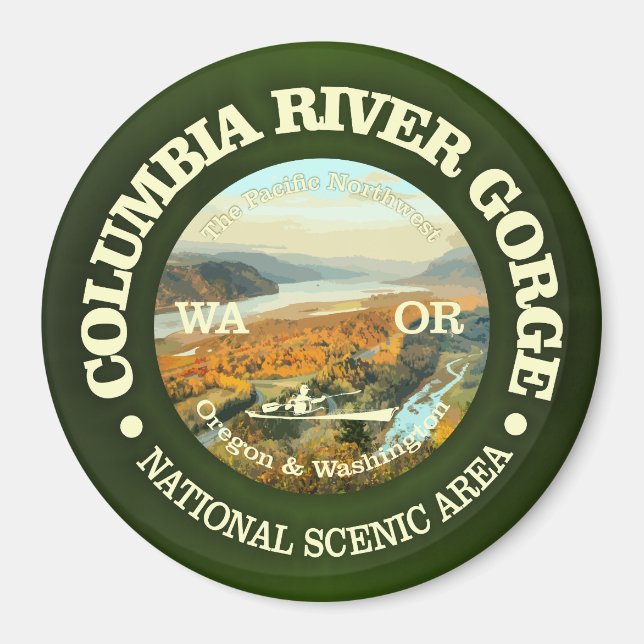Columbia River Gorge NSA Magnet (Vorne)