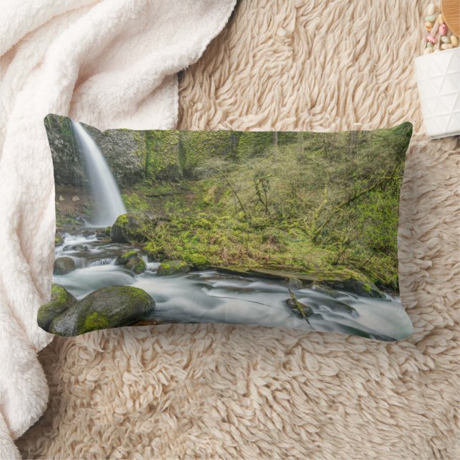 Columbia River Gorge, Ponytail Falls Lendenkissen (Decke)