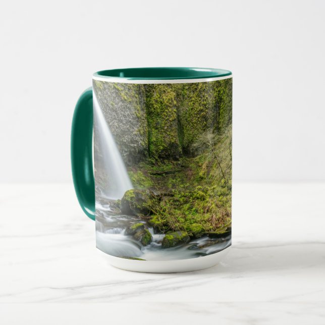 Columbia River Gorge, Ponytail Falls Tasse (Vorderseite Links)
