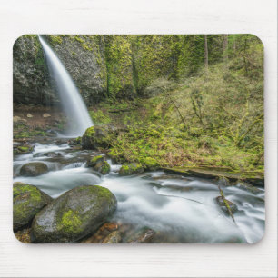 Columbia River Gorge, Ponytail Wasserfall Mousepad