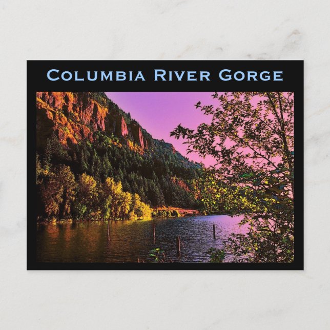 Columbia River Gorge Postcard Postkarte (Vorderseite)