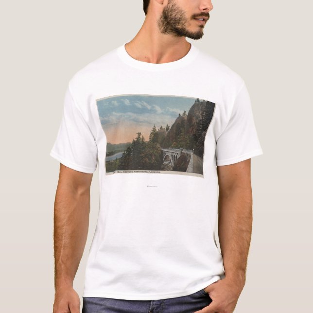 Columbia River, Oregon T-Shirt (Vorderseite)