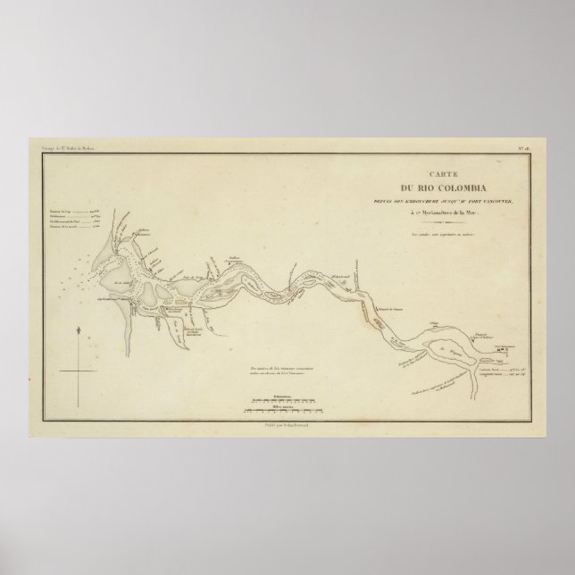 Columbia River Poster (Vorne)
