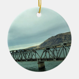 Columbia River, Rufus, Oregon Keramik Ornament