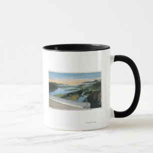 Columbia River Schlucht-Ansicht vom Kronen-Punkt, Tasse