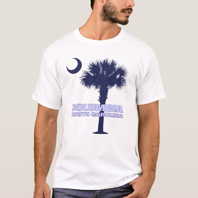 Columbia SC (Palmetto & Crescent) T-Shirt (Vorderseite)
