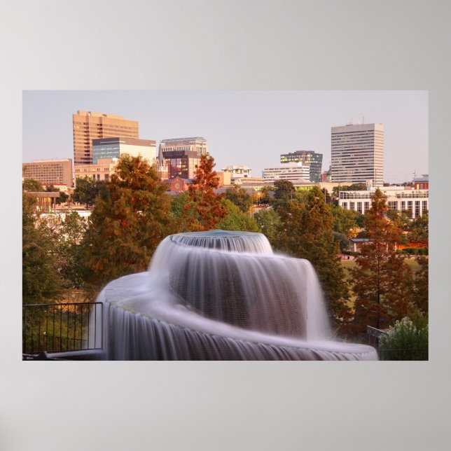 Columbia, South Carolina Downtown  Poster (Vorne)